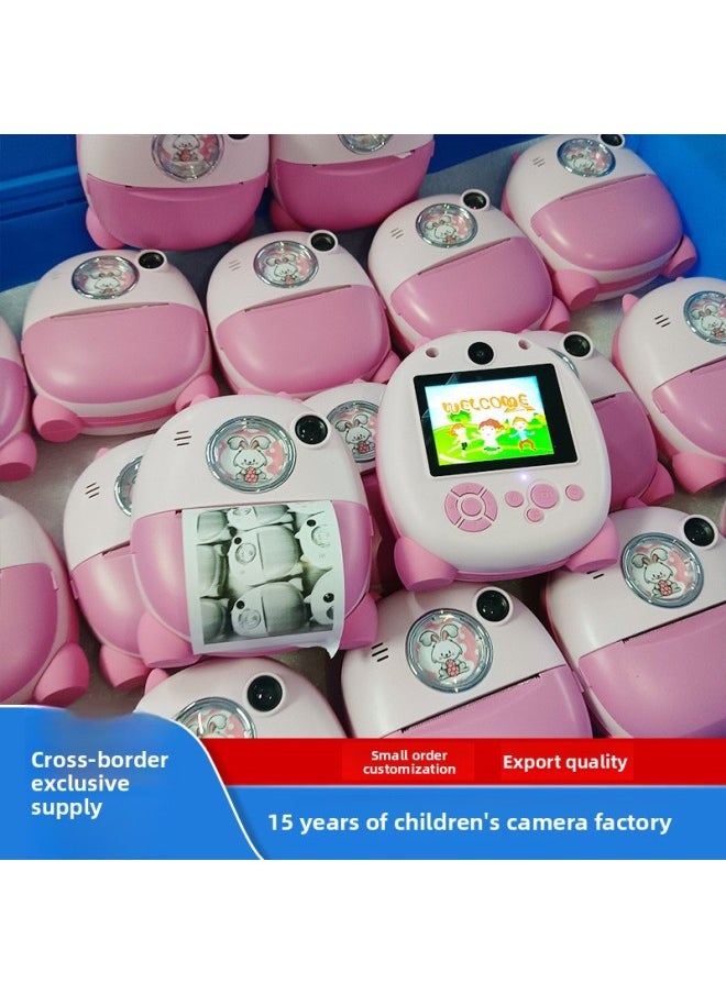 Generic Explosions Of The Clapper Print Camera Private Model HD Camera Video Before And After Double Camera Instant Print Children's Camera-Color:Children's Camera 16g Card  - Image 3
