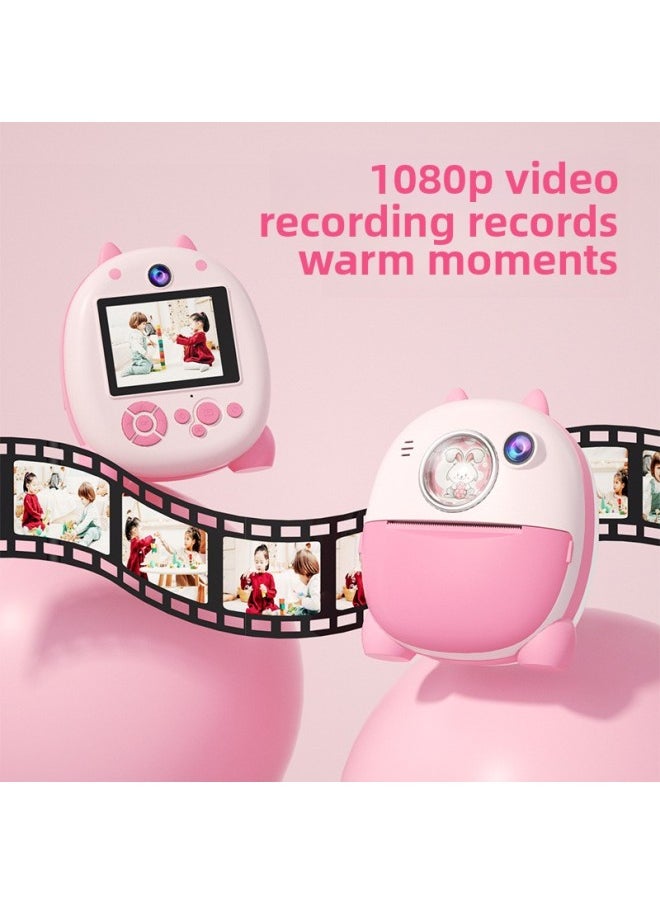 Generic Explosions Of The Clapper Print Camera Private Model HD Camera Video Before And After Double Camera Instant Print Children's Camera-Color:Children's Camera 16g Card  - Image 5
