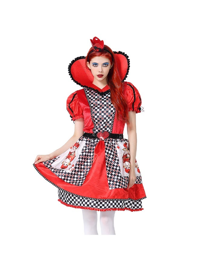 NIBEMINENT Red Queen Alice's Adventures in Wonderland Poker puffy Skirt - Image 1