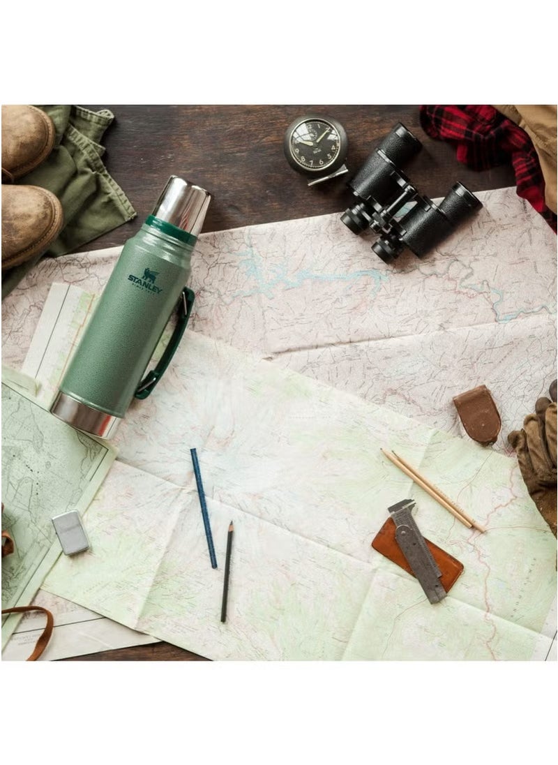 Stanley Stanley Classic Legendary Bottle 1L / 1.1QT – Matte Black Stainless Steel Vacuum Thermos | BPA-Free, Leakproof, Double-Wall Insulated Flask | Keeps Beverages Hot or Cold for 24 Hours | Dishwasher Safe with Lid That Doubles as Cup | Durable for Outdoor & Daily Use  - Image 2