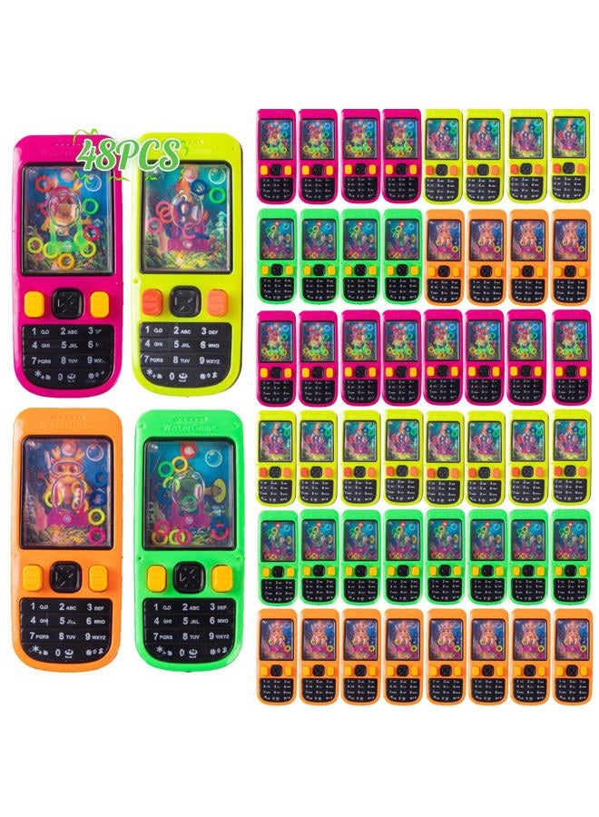 Desyeryamimi 48 Pack Handheld Water Ring Games for Kids Party Favors, Goodie Bags Stuffers, Birthday Return Gifts, Classroom Treasure Box Prizes Bulk, Pinata Filler Toys - Image 1