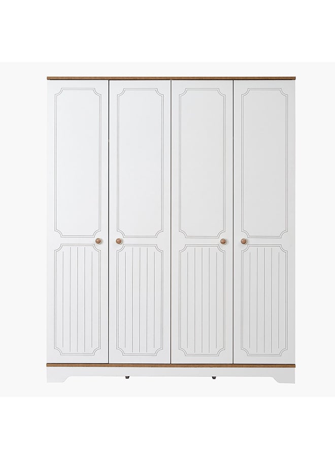 Home Box - Listro 4-Door Wardrobe - Image 1