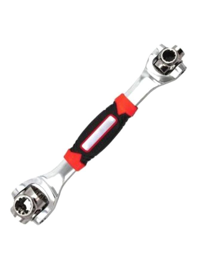 NIBEMINENT Multifunctional Wrench Silver/Red/Black - Image 1