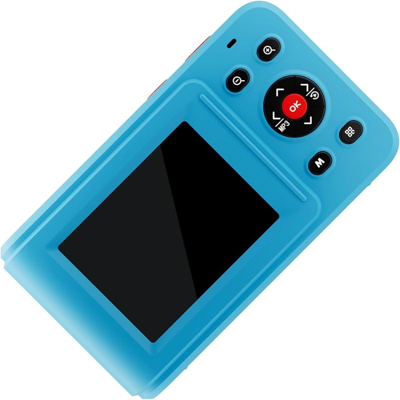 Blue Unisex Double Screen Digital Camera XJ02 Built In MP3 Multifunction Photography - Image 4