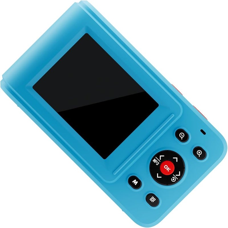 Blue Unisex Double Screen Digital Camera XJ02 Built In MP3 Multifunction Photography - Image 1