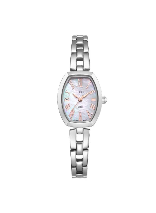 ECSTACY Women's 304 solid stainless steel Analog Watch E25512-SBSWK - 20.5 mm