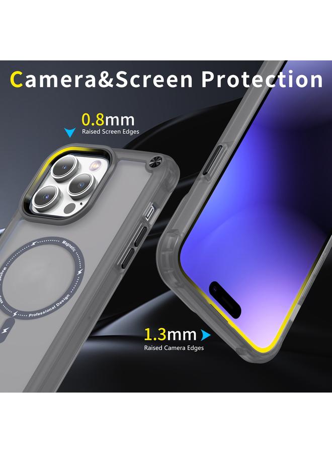 S-TOP Case For iPhone 14 Pro Skin Feel TPU + PC MagSafe Magnetic Phone Case - Image 4