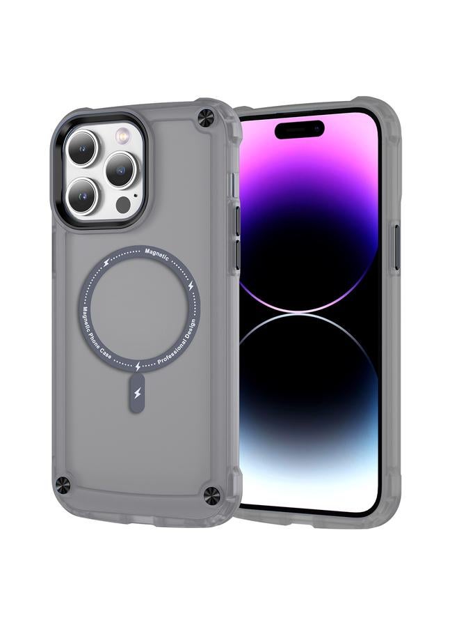S-TOP Case For iPhone 14 Pro Skin Feel TPU + PC MagSafe Magnetic Phone Case - Image 1