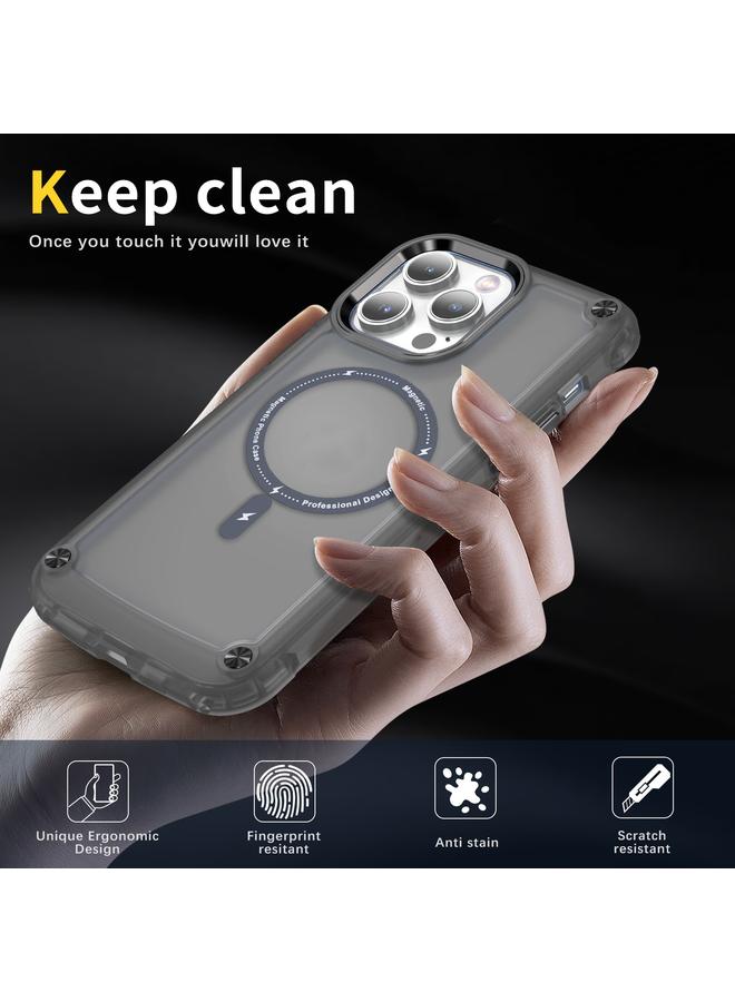 S-TOP Case For iPhone 14 Pro Skin Feel TPU + PC MagSafe Magnetic Phone Case - Image 2