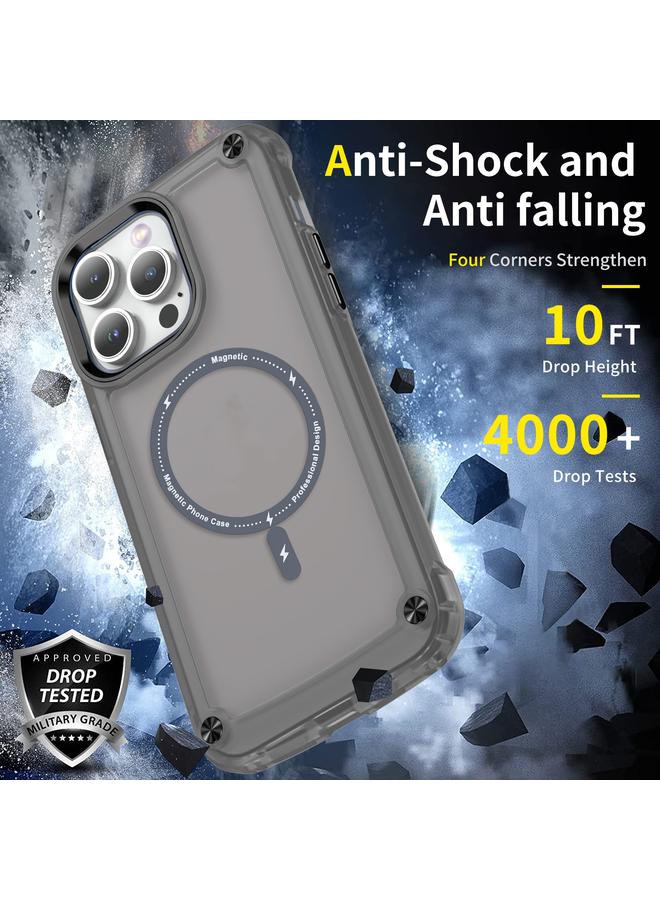 S-TOP Case For iPhone 14 Pro Skin Feel TPU + PC MagSafe Magnetic Phone Case - Image 3