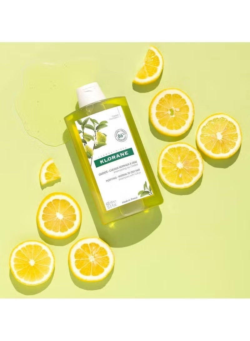 Klorane Purifying - Normal to Oily Hair with Citrus 400ml - Image 2