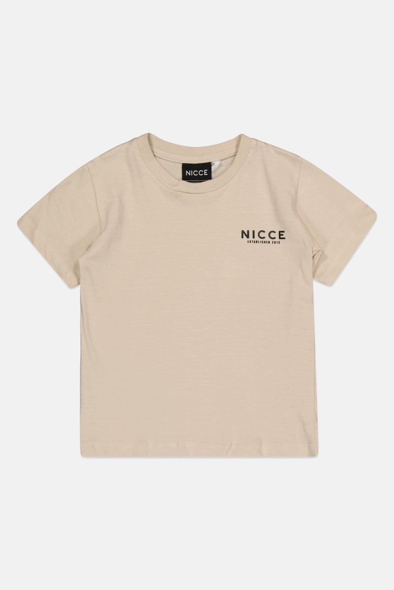 Nicce طقم تي شيرت وسويت شيرت وسروال رياضي للأطفال الأولاد 3 قطع بشعار العلامة التجارية، متعدد الألوان - Image 4