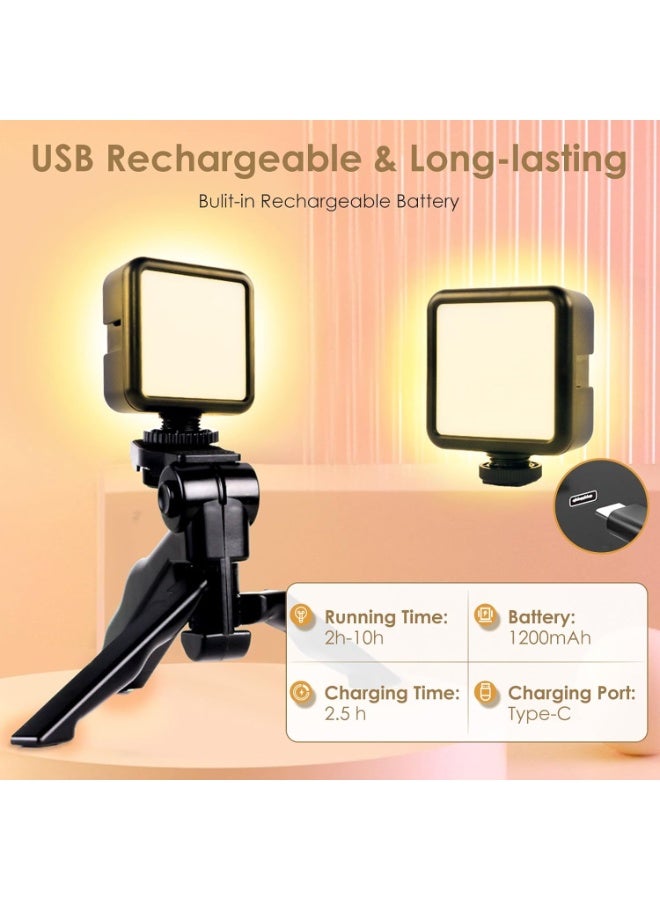 ياكيتر ضوء تعبئة قابل للتثبيت على الهاتف واللابتوب، ضوء فيديو LED محمول وقابل لإعادة الشحن، 3000K-6000K قابل للتعتيم مع 3 أوضاع إضاءة، ضوء جيب للصور الذاتية للمؤتمرات الفيديو / تيك توك / يوتيوب / البث المباشر / المكياج / التدوين / التصوير الفوتوغرافي - Image 5