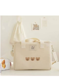 Excefore Kawaii Lunch Bag, Reusable Tote Bag with Straps, Large Picnic Bag, Insulated Bag for Hot or Cold, Waterproof Durable Box, Cute Lunch Box for Kids Teen Women Work School Gifts  - Image 2