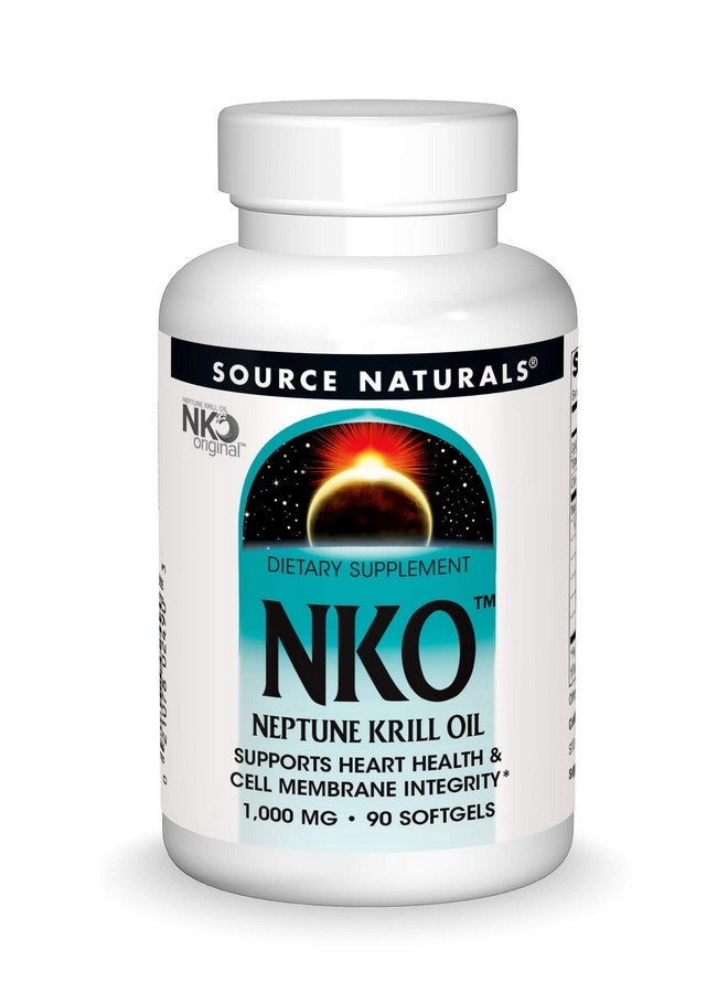 Source Naturals NKO Neptune Krill Oil, Supports Heart Health and Cell Membrane Integrity*, 1000 mg - 90 Softgels - Image 1