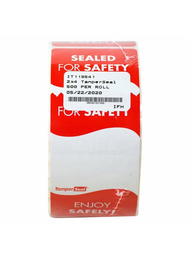 DayMark Safety Systems ملصق توصيل قابل للإثبات 2" × 4" قابل للكتابة (لفة من 500) - Image 1