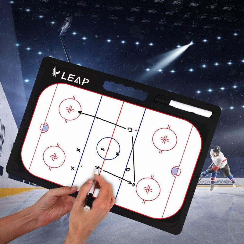 LEAP Coach Board Premium Tactical Clipboard Two Sides with Full & Half Court Dry Erase Marker Board for Basketball, Baseball, Soccer, Football, Hockey - Image 5