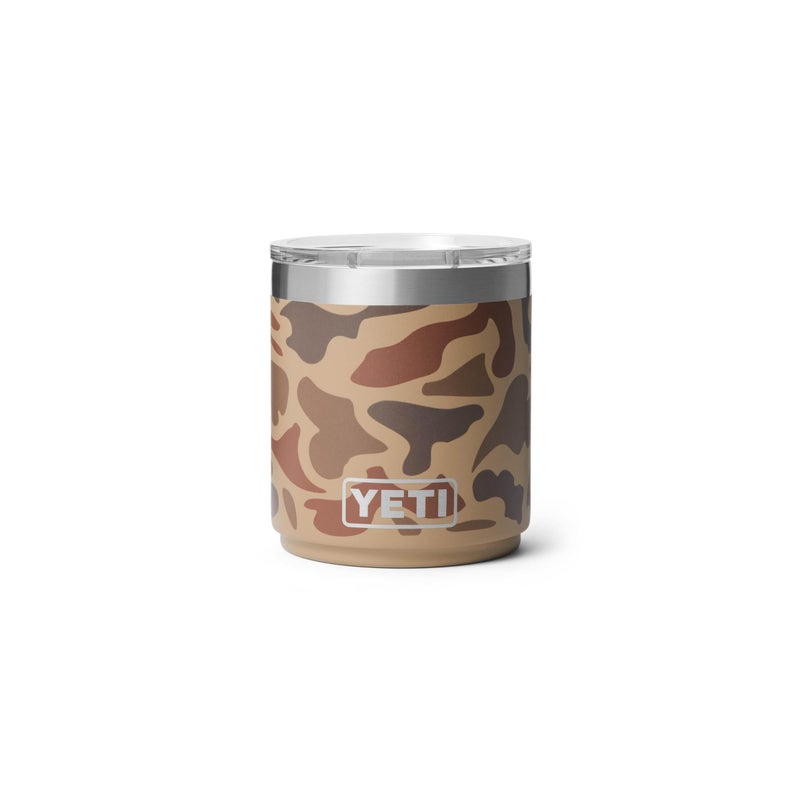 YETI Rambler 10 oz Stackable Lowball 20 Vacuum Insulated Stainless Steel with MagSlider Lid Wetlands Camo