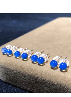 D.COLOR Blue Pur Stud Earrings  - Image 2