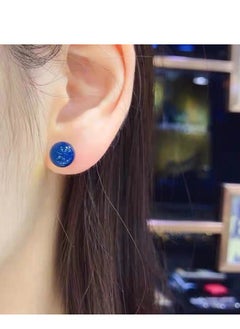 D.COLOR Blue Pur Stud Earrings  - Image 4