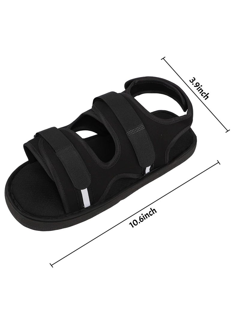 Generic Post Op Shoe with Waterproof Leg Cast Cover, Adjustable Walking Boot Recovery Plaster Shoe Cover Medical Boot for Foot Injuries Sprained Ankle Broken Foot Toe Post Surgery Kids Women Men, M Size  - Image 5