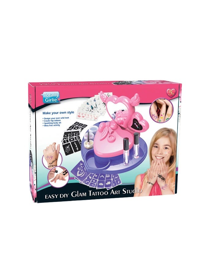 Totally Girlie Totally Girlie Easy DIY Glam Tattoo Art Studio Set 