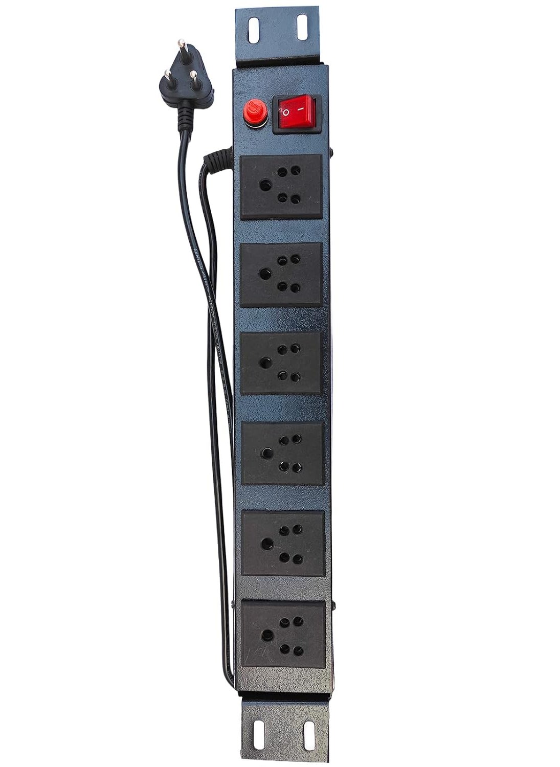 Generic KN GROUP INDIA Extension Cord Board Extension Cord Very Long Surge Protector With Fuse Commercial and Household Purpose Fuse Protector 6 Socket in 1 Switch Spike Guard Compact with Power Cord 125 mtr Black Pack of 1  - Image 3