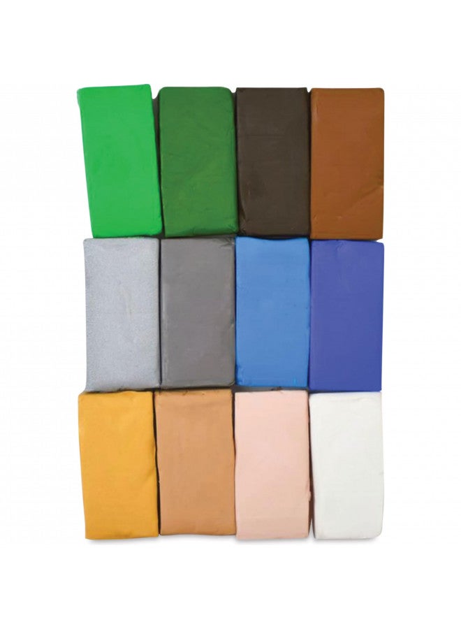 Sculpey III 12 Natural Colors of Polymer Oven-Bake Clay, Non Toxic 12 oz., great for modeling, sculpting, holiday, DIY & school projects. great for all skill levels Kids, beginners and artists! - Image 2