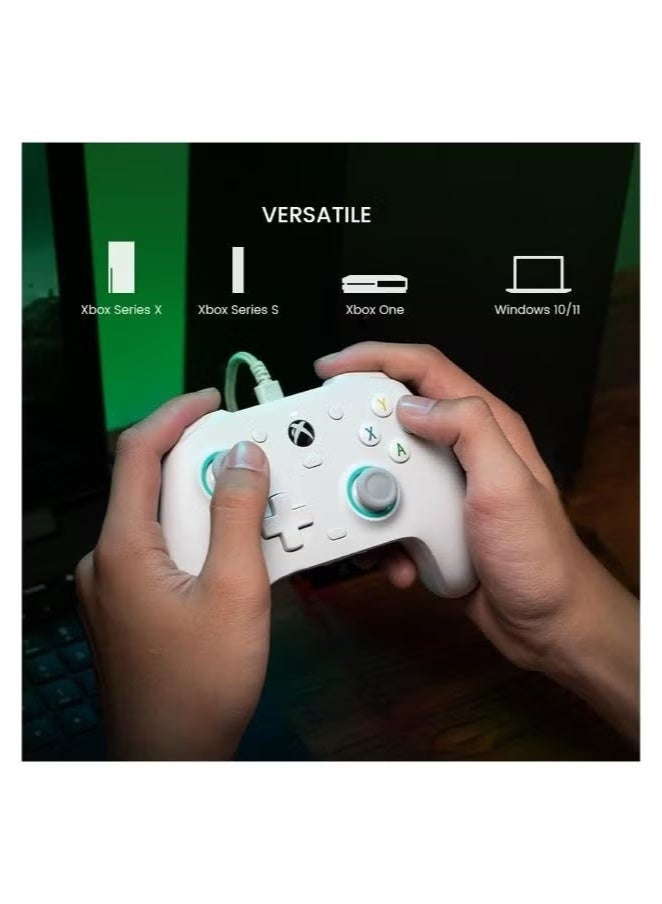 Wired Controller For Xbox Series X,Xbox Series S,Xbox One,Windows 10/11, Plug And Play Gaming Gamepad With Hall Effect Joysticks/Hall Trigger, 3.5mm Audio Jack, PC Gamepad with Programmable Back Button - Image 5