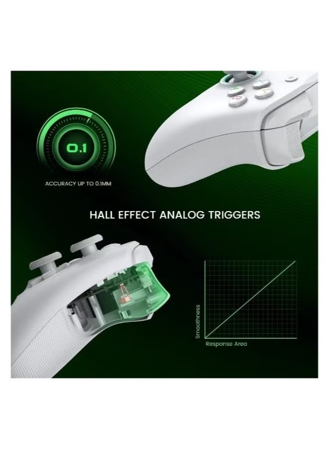 Wired Controller For Xbox Series X,Xbox Series S,Xbox One,Windows 10/11, Plug And Play Gaming Gamepad With Hall Effect Joysticks/Hall Trigger, 3.5mm Audio Jack, PC Gamepad with Programmable Back Button - Image 2