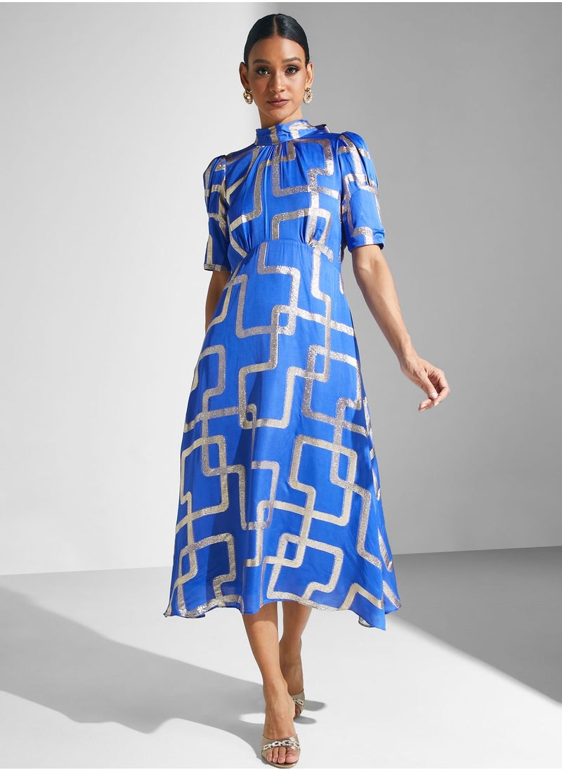 Closet London - Tie Detail Dress - Image 1