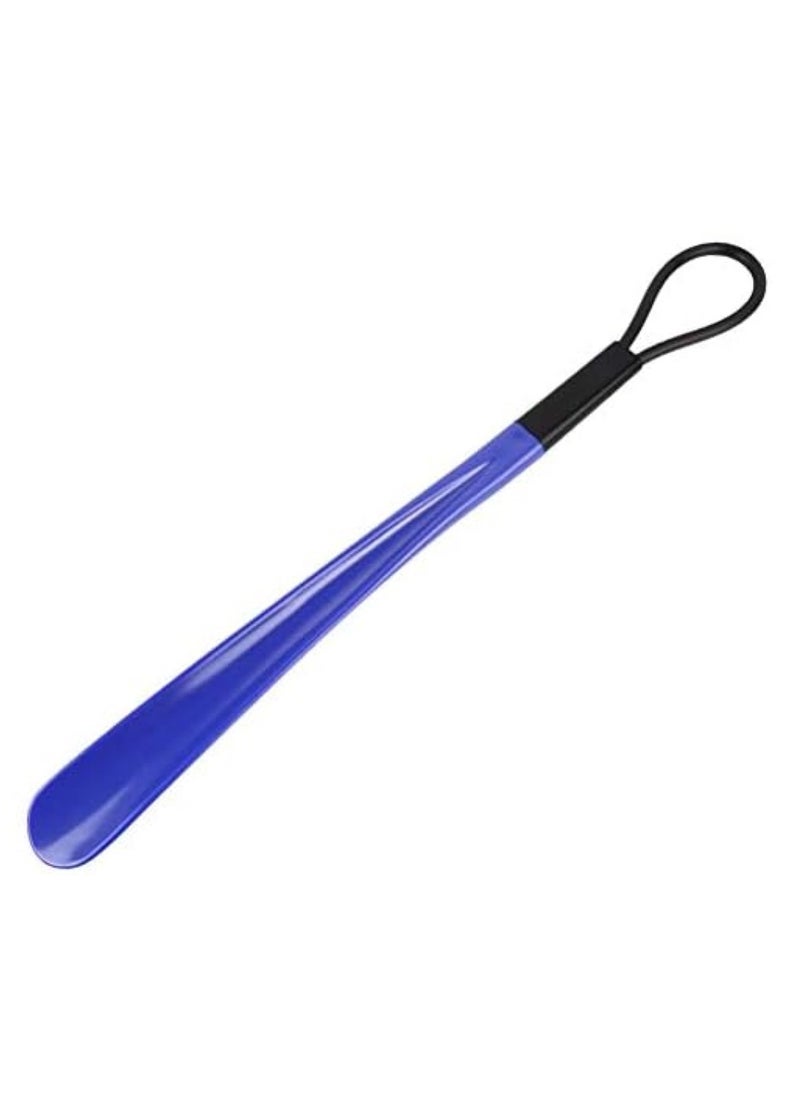 Generic - Shoe Horn With Handle Hanging Loop Durable Plastic Horn for Both Men and Women Travel-Friendly Horn Long Lasting and Comfortable Daily Needs (Blue) - Image 1