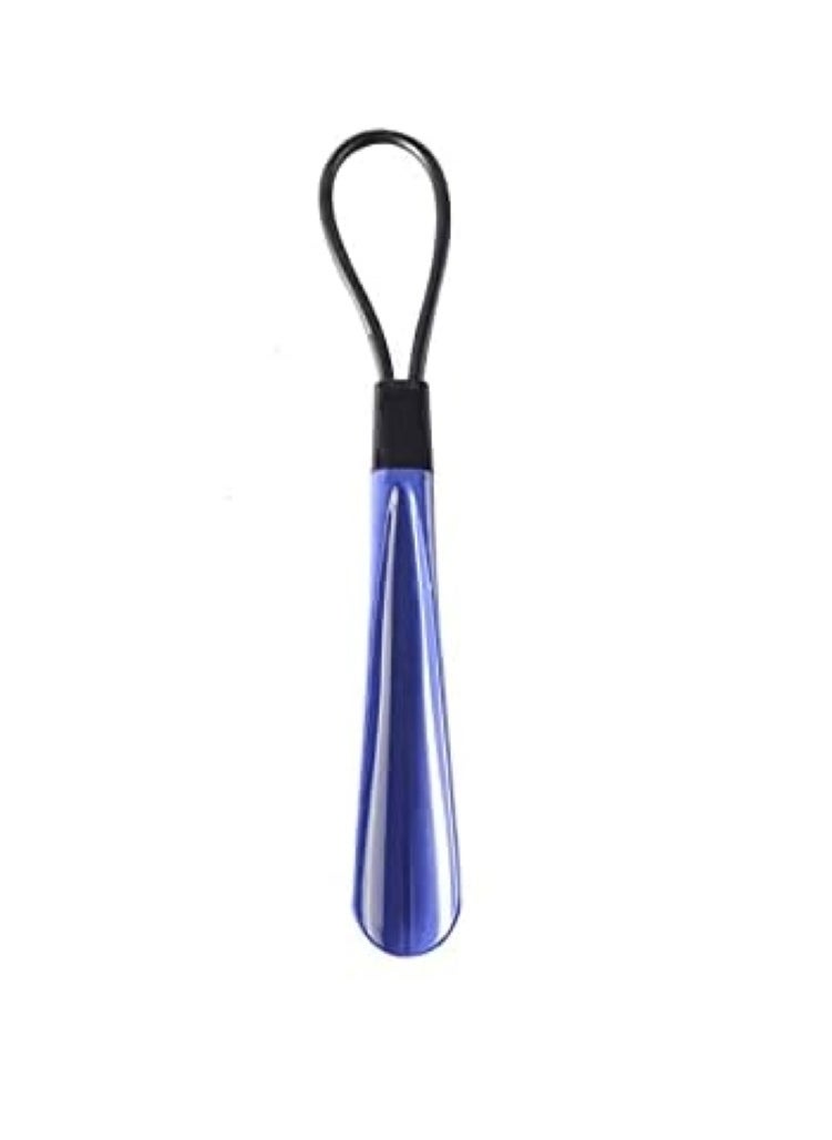 Generic - Shoe Horn With Handle Hanging Loop Durable Plastic Horn for Both Men and Women Travel-Friendly Horn Long Lasting and Comfortable Daily Needs (Blue) - Image 1