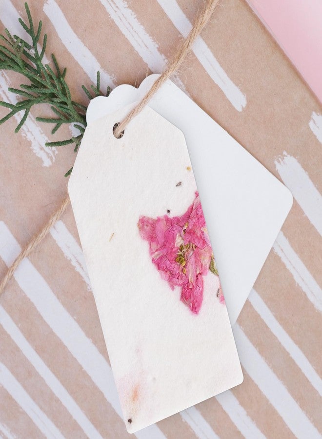 Seed Bloom 50Pcs Plantable Pink Seed Paper Tags with Wildflower Seeds, Writable & Plantable Present for Moms, Plant Lover, Teachers, Ideal for Weddings, Baby Shower Favors, Memorial, & Celebrations - Image 4