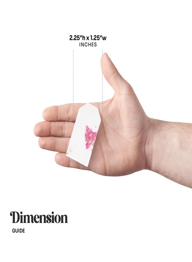 Seed Bloom 50Pcs Plantable Pink Seed Paper Tags with Wildflower Seeds, Writable & Plantable Present for Moms, Plant Lover, Teachers, Ideal for Weddings, Baby Shower Favors, Memorial, & Celebrations - Image 3
