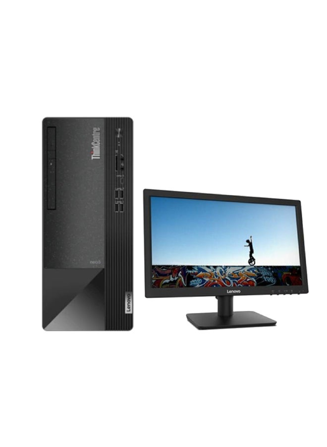 لينوفو Neo50T G3 Core i5–12400 Processor/4G RAM/256GB SSD/DOS(Without Windows)/ With 18.5-Inch HD Monitor with HDMI & VGA inputs Black - Image 1