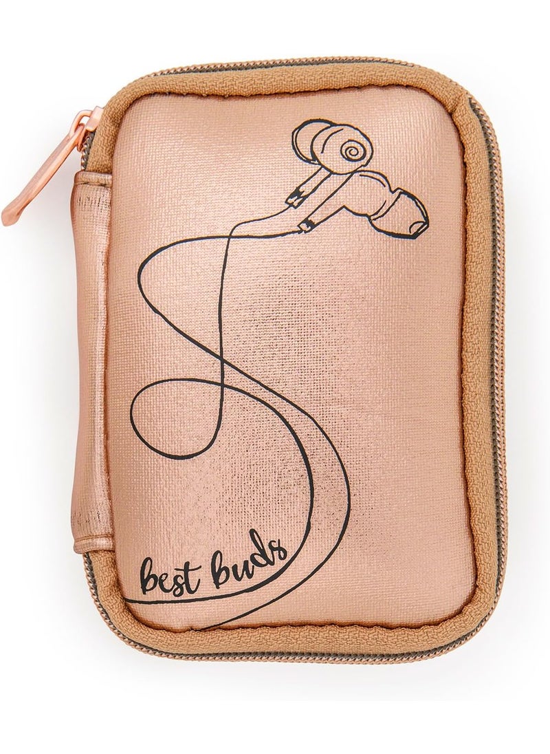 Miamica Miamica Womens Best Ear Bud Case Rose Gold One Size  - Image 2
