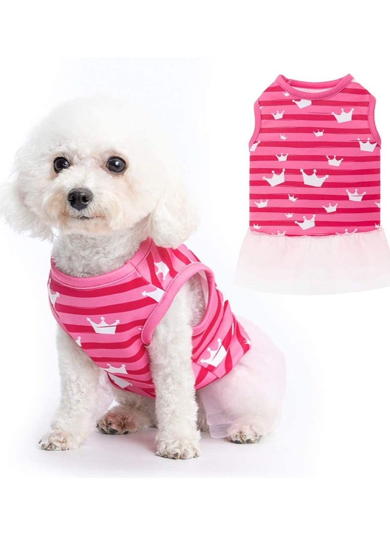 CROWN PRINTED DOG DRESS SUMMER PET CLOTH - pzsku/ZF9AA38A4734259FFD00AZ/45/_/1738398999/a3b55c16-1027-4afa-aa12-68735dfe03f5