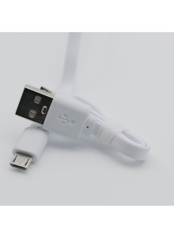 ماركة غير محددة كابل شحن الطاقة المحمول من المصنع مباشرة كابل نودلز مسطح كابل طاقة USB كابل بيانات أندرويد Typec - اللون: أبيض - الطول: 【 0.2 متر أندرويد】1A خط نودلز  - Image 5
