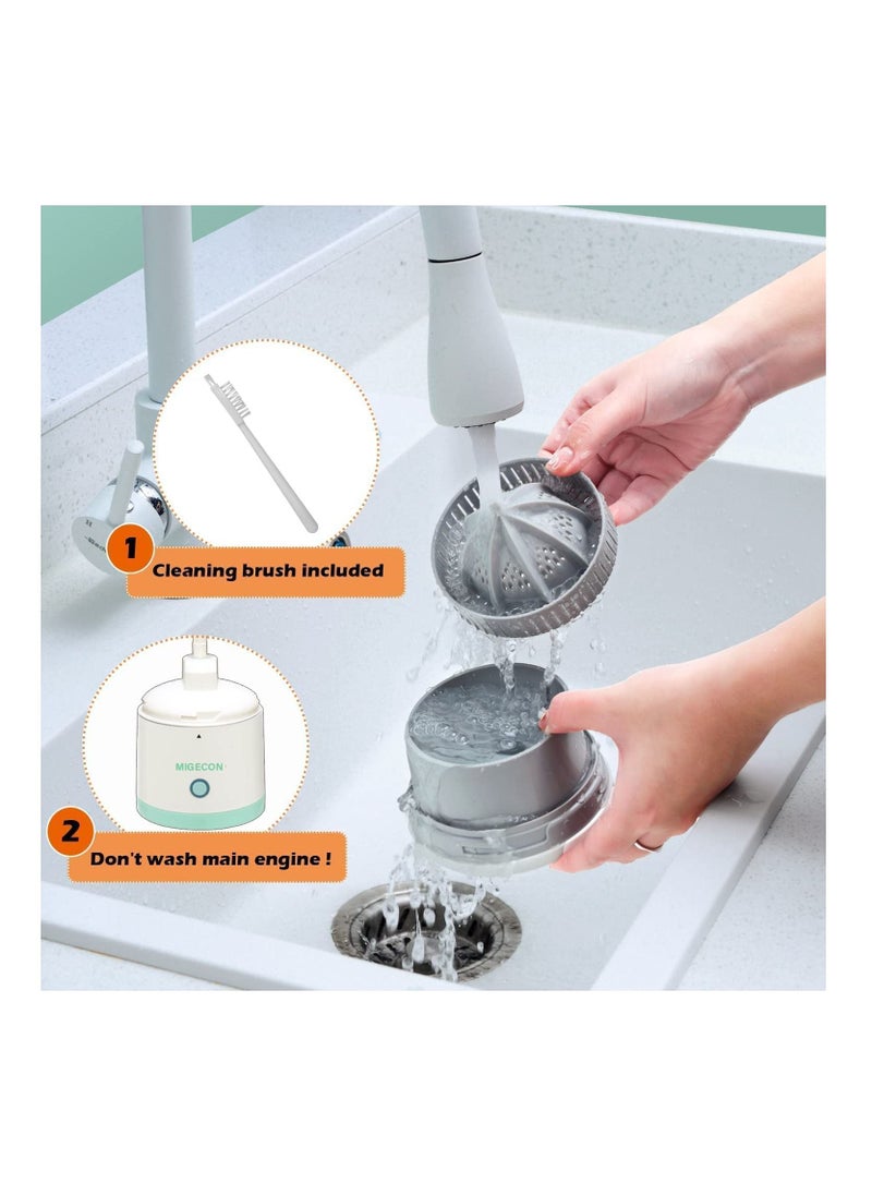 Generic - Electric Mini Citrus Juicer Hands-Free Portable USB Charging Powerful Cordless Fruit Juicer Multifunctional One Button Easy Press Lemon Orange Squeezer Machine For Kitchen - Image 1