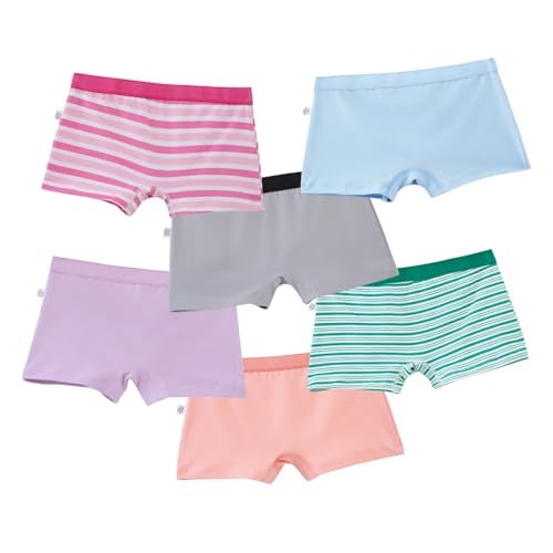 YouGotPlanB Cotton Trunks for Girls | Ages 4-16 | Stretchable Trunks for Kids | Snug-Fit | Perfect for Active Girls Multicolour - Image 3
