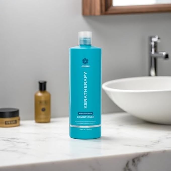 KERATHERAPY KERATIN INFUSED MOISTURE CONDITIONER SULFATE FREE FORMULA 33.8 FL OZ 1 L - Image 3