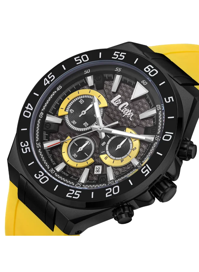 Lee Cooper Men's Silicone Multi Function Watch LC08003.657 - 46 mm