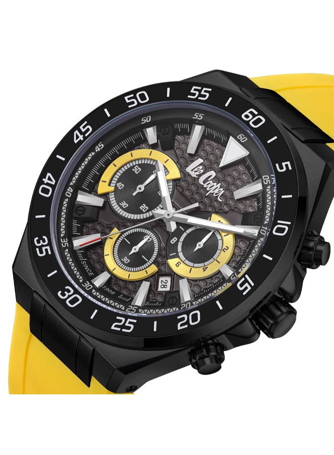 لي كوبر ساعة رجالية متعددة الوظائف من السيليكون . -  مم - Image 1