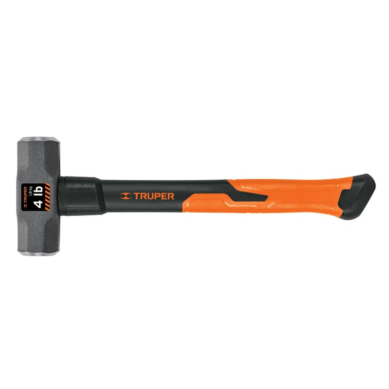 TRUPER MD-4F Mini Sledge Hammers 4lb,- Sledgehammer with 14" Fiberglass Handle - 4lb Sledge Hammer (1.8 Kg) - Image 3