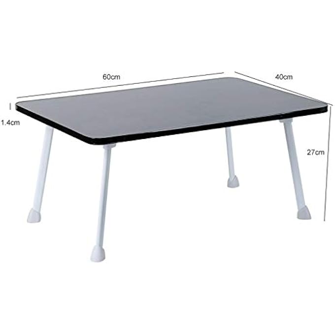 rayihni طاولة كمبيوتر قابلة للطي محمولة متعددة الوظائف لمكتب اللابتوب (اللون: متنوع) - Image 2