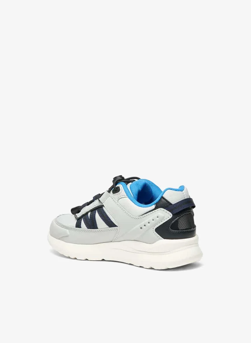 Mister Duchini Boys' Panelled Sneakers with Drawstring Lace Closure