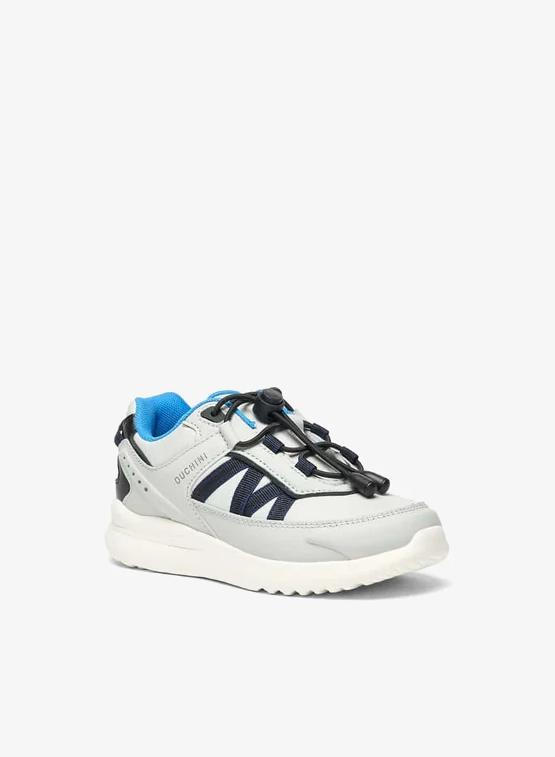 Mister Duchini Boys' Panelled Sneakers with Drawstring Lace Closure