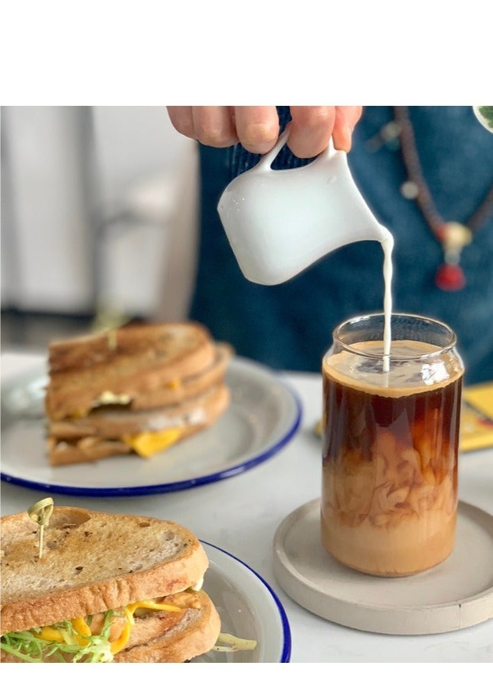 Bukela 16oz Coffee Cup Water Glasses 1Pack Coffee Cups with Lids and Straw - Image 2