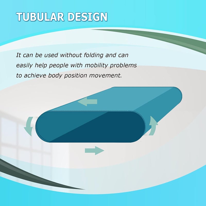 LOSCHEN Tubular Slide Sheet for Elderly Transfer, Sliding Draw Sheets to Assist Moving Elderly - for Cars, Vehicles, Wheelchairs and Bed Transfers - Hospitals & Home Care (Green, 24" x 16"(60x40cm)) - Image 2